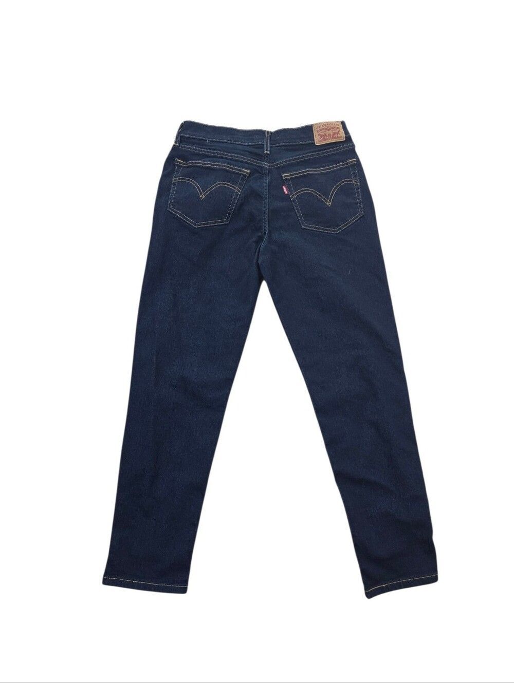 Levis Boyfriend Jeans Size 27 Dark Wash Denim Slouchy Relaxed Fit - Picture 3 of 10